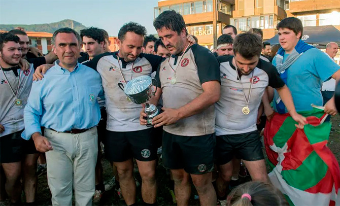 Elorrio acogió con éxito las finales de las Ligas Vascas de rugby