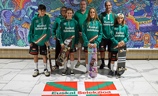 La Euskal Selekzioa de Skate toma parte en una cita internacional